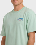 Wax Arch Regular Short Sleeve T-Shirt - Seafoam