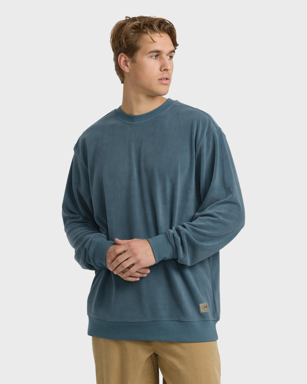 Torched Crewneck Sweatshirt - Real Teal