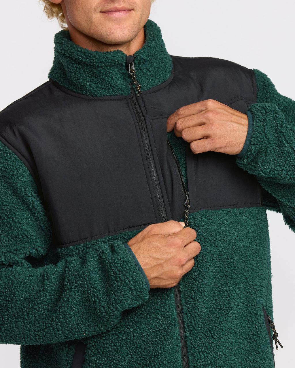 Boundary Summit Zip Sweatshirt - Pine