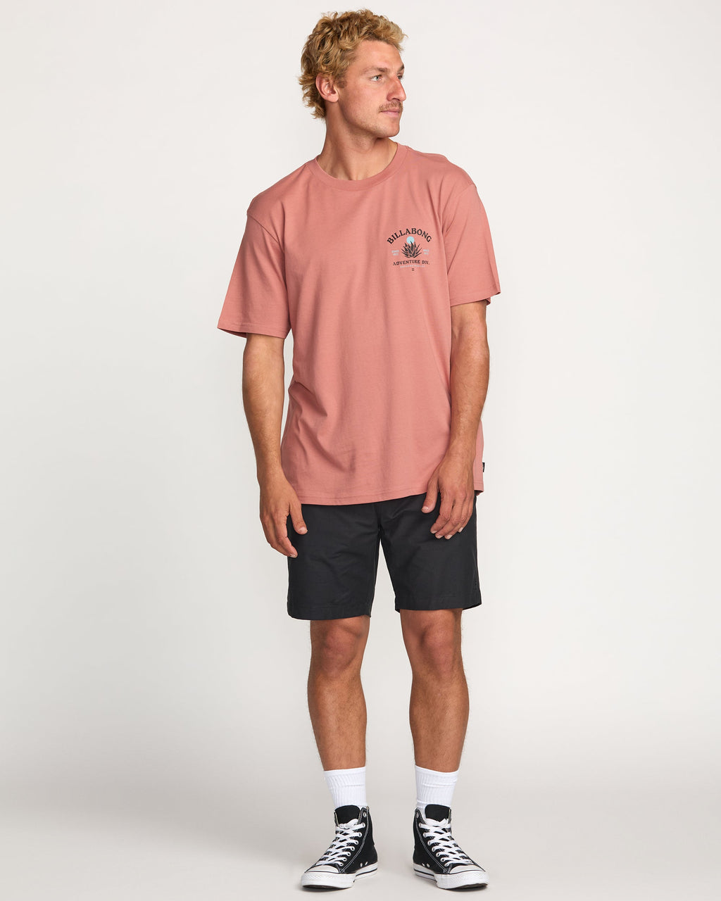 A/Div Agave Tee - Dusty Rose