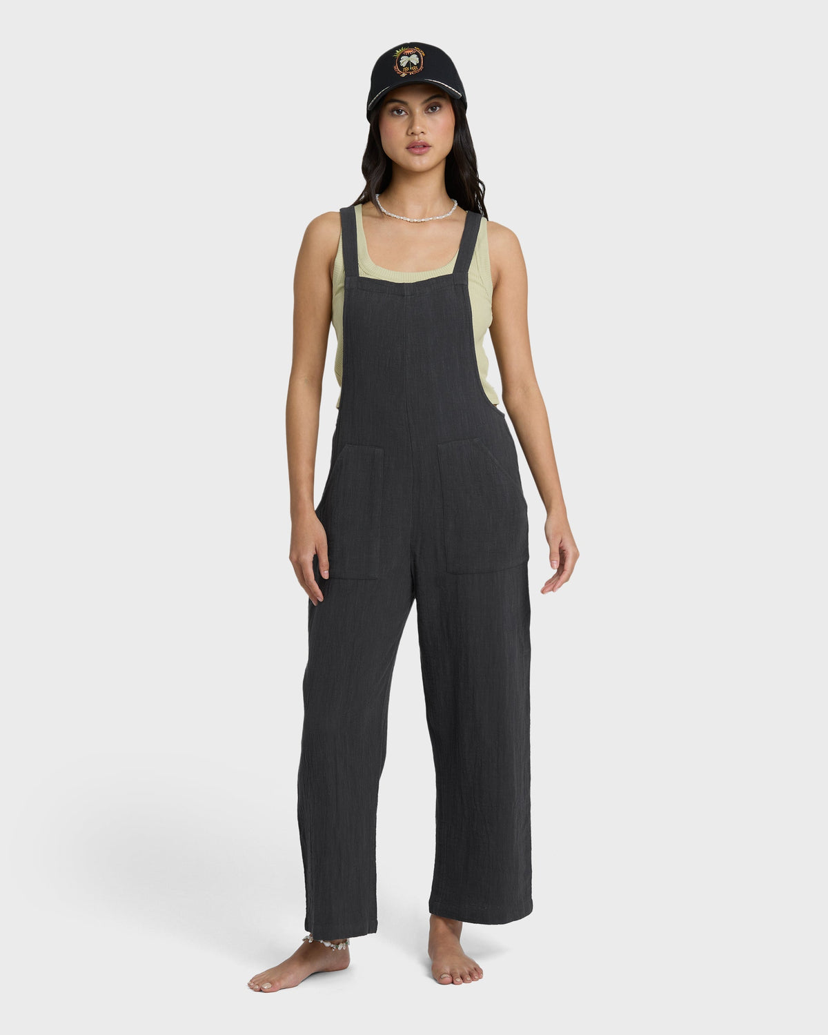Pacific Time Jumpsuit - Black Sands