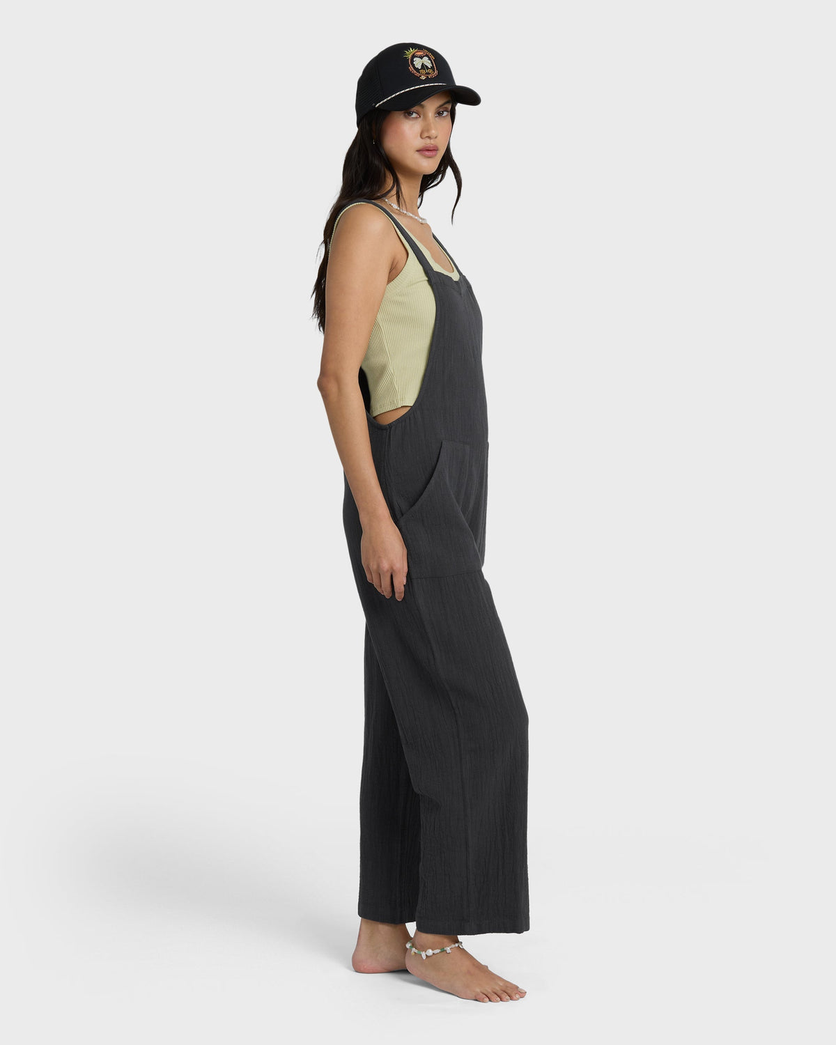 Pacific Time Jumpsuit - Black Sands