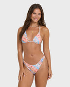 Daisy Chain Maui Medium Bikini Bottoms - Pale Peach