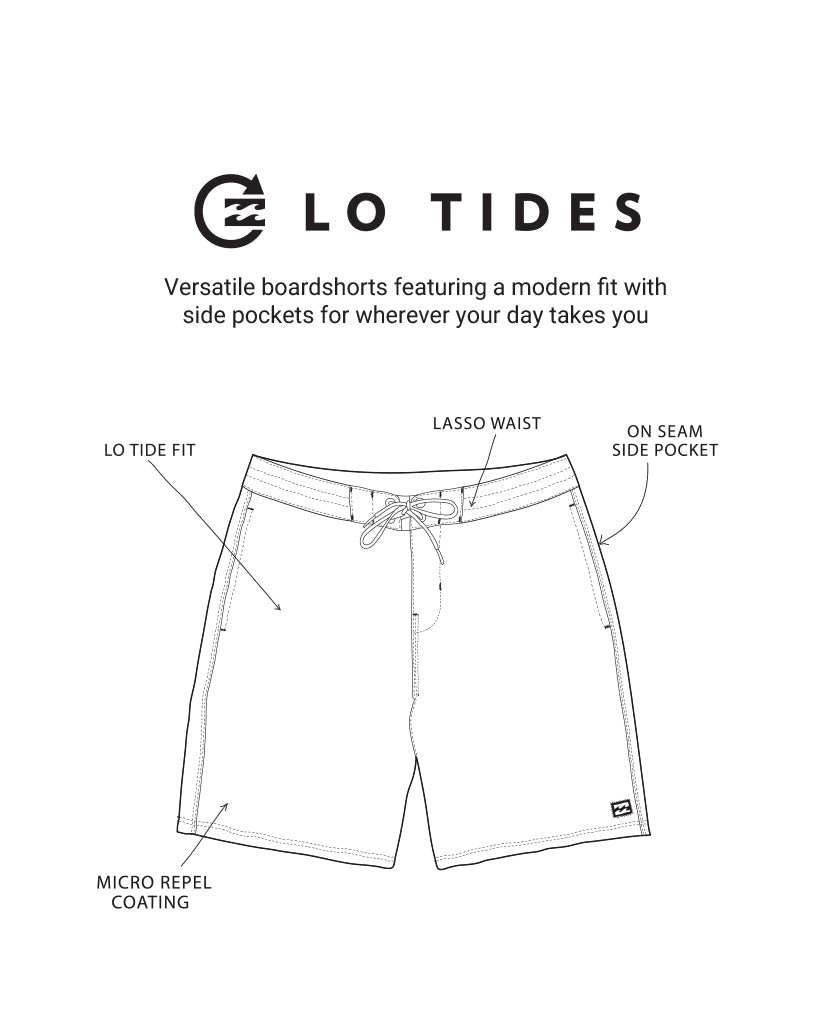 73 Lo Tide 18 Boardshorts - Mist Green