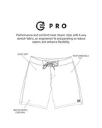 73 Pro Performance 18 Boardshorts - Black
